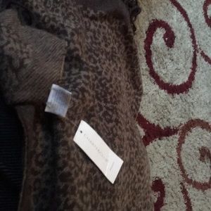 Dark Brown Leopard Charter’s Club Scarf